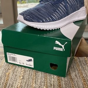 PUMA Mens 10.5 Avid evoKNIT SU Blue indigo